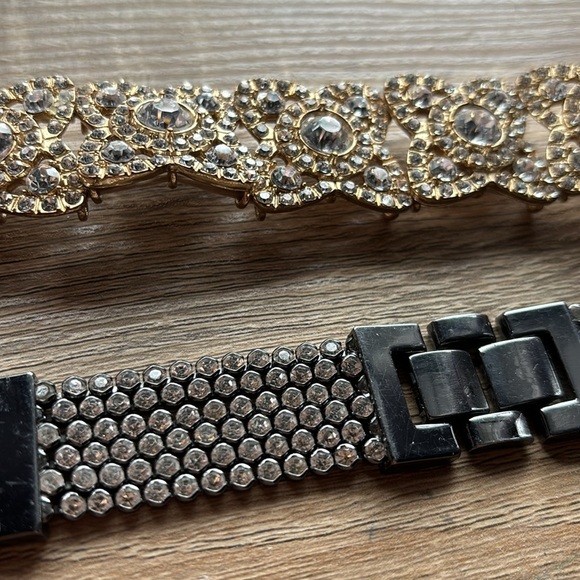 Apple Watch Gold and Silver Rhinestones Band main image 4